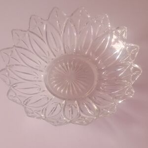 Clear Glass Decorative Bowl